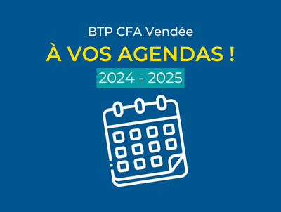 agenda BTP CFA Vendée