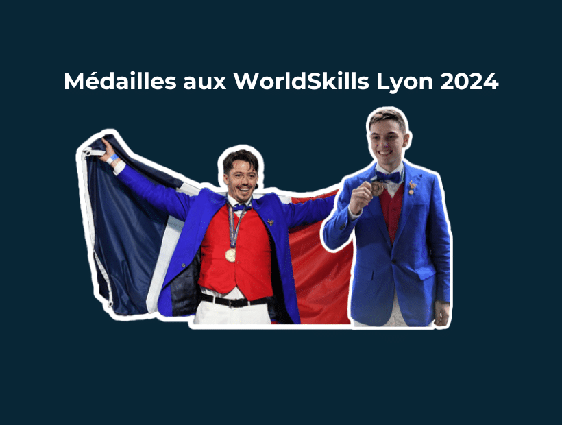 Médaillés WorldSkills Lyon 2024